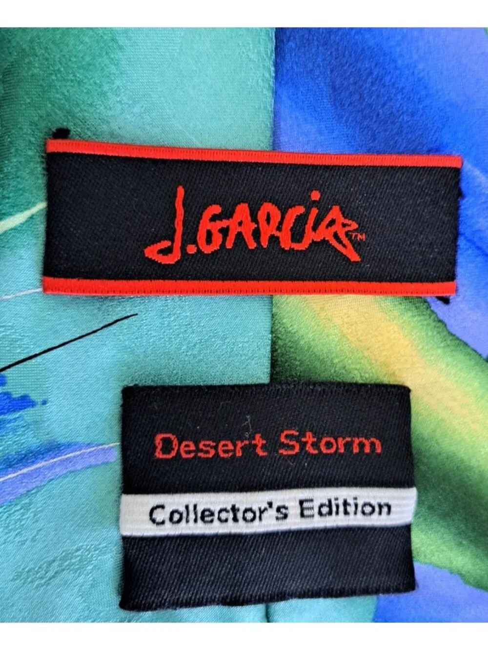 J.Garcia Men's Silk Tie Desert Storm Collector's Edition